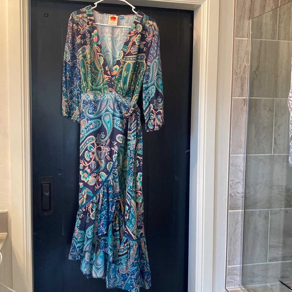 Farm Rio Wrap Dress - Anthro